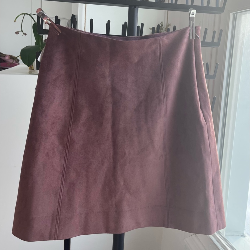 Babaton A-Line Skirt in Deep Plum